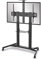 conecto® LM-FS03B Professional TV-Ständer Standfuß für Flachbildschirm LCD LED Plasma höhenverstellbar 60-100 Zoll (152-254 cm, bis 100 kg Tragkraft) max. VESA 1000x600mm, Stahl, schwarz