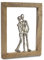 Moritz Skulptur Ich Liebe Dich | Liebespaar | Paar Pärchen | 23 x 3 x 30 cm | Figuren moderne Dekoration | Rahmen zum Aufhängen