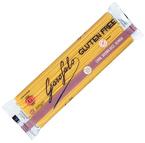 Garofalo Gluten Free Linguine Italian Dried Pasta, 400g - Suitable for Coeliac and Vegan diets (Pack of 1)