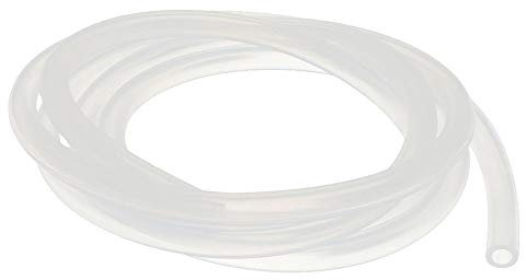 Yesallwas Silicone Tube 10mm X 14mm 2m 6.5ft Flexible Silicone Rubber Tubing Water Air Hose Pipe for Pump Transfer (10X14mm 2M)