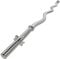GYM MASTER EZ Curl Bar with Spinlock Collars Standard Barbell for Bicep Curls and Weight Lifting