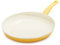 GreenLife Soft Grip Poêle à frire 30 cm en céramique antiadhésive, sans PFAS, Lavable au lave-vaisselle, jaune (Pas Induction)
