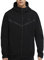 Nike Herren Tech Full Zip Sweatshirt, Black/Black, M