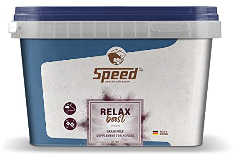 Speed Relax Boost, 1.500 g, Entspannungs-Boost für lockere Muskeln und einen ausgeglichenen Geist, Ergänzungsfutter für Pferde, stärkt das Nervenkostüm, getreidefrei