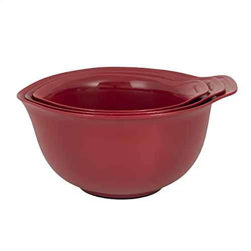 KitchenAid Universal Ciotole di miscelazione, Plastica, Empire Red