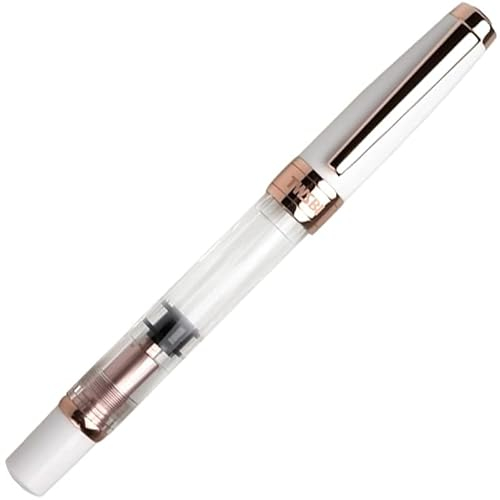 TWSBI M7449050 Diamond 580 RoseGold II Füllfederhalter, Stub 1.1, weiß