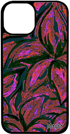 utaupia Coque pour iPhone 13 Mini Silicone Fleurs Rose 128 Go Bouquet Design Telephone Peinture Motif coloré Floral Noir Texture natureApple