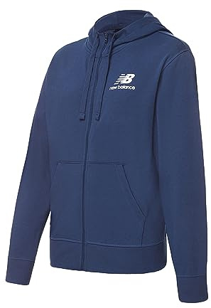 New Balance Essentials Stacked Logo French Terry Jacket, Nny - Nb Navy (428), M