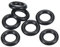 PATIKIL 100Stk Dichtungsringe O-Ringe Gummidichtung 11mm AD 6mm ID 2.5mm Dicke Nitrilgummi Unterlegscheibe Dichtungssatz Gummischeiben für Auto Klimaanlage Wasserhahn Rohr Schwarz