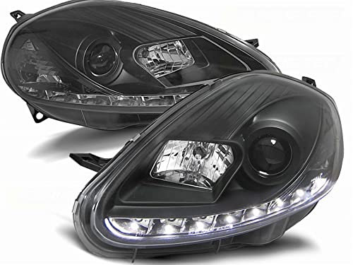 Tuning-Tec LED Scheinwerfer Set in schwarz für Fiat Grande Punto Facelift