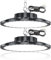 TASINUO UFO LED Lámpara de Alta Bahía 100W 2PCS, 10000LM Focos Led Interior Techo, 7000K Blanco Frío Lámpara de Garaje, IP65 Impermeable Lámpara de Taller LED Industrial para Garaje Almacén Oficina