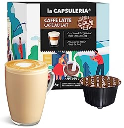 CAFÉ AU LAIT/CAFFE LATTE (96 Capsules) compatible avec Nescafé Dolce Gusto - (La Capsuleria)