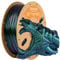 ERYONE Glitter PLA Filament for 3D Printer, 1.75mm +/-0.03mm, 1kg(2.2LBS)/Spool, Burnt Titanium Green