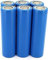 Batteria Ricaricabile 3.7V ICR Batterie 2200mAh Li-ion Batteria Di Batteria Di Ricambio Torcia Portatile 1000 Cicli Lunga Durata, 6 Pack