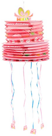 HOMSFOU Mini-pull-pina Fiesta Taco Party Dekor Zugschnur Taco Pinata Partei Pinata Spielzeug Luau Ereignis Pinata Requisiten Festliches Einhorn Pinatas Papier Mexiko Kuchen Kind
