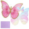 COLOFALLA 12 Stück Einladungskarten Kindergeburtstag Mädchen Schmetterling Einladungskarten Party Einladung Karte zur Geburtstag Kinder Frauen Geburtstagseinladungen (Schmetterling mit Umschlag)