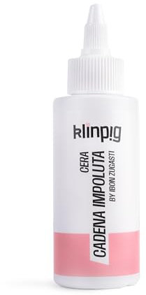 KLINPIG - Cera Cadena Impoluta x Ibon Zugasti 100 ml, Cera Lubricante para Cadena de Bicicleta, Gran Duración y Minimiza la Fricción, Impermeable (1)