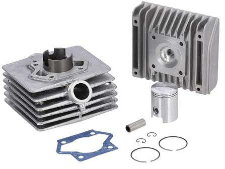 Set: Tuning Zylinder 60ccm, 2-Kanal Zylinder + Kolben + Zylinderkopf - für Simson S51, SR50