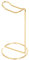 KAKASEA Stylish Gold Headphone Stand - Multi-use, Rust-proof, Supports All Headphones - Desk, Bedroom