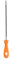 HARFINGTON Chainsaw File 13/64(5mm) Chrome Steel Double Cut Round Rasp with Plastic Handle for Chain Saw Polishing