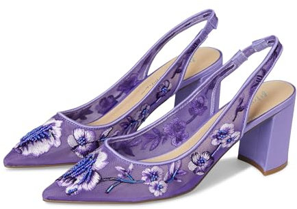 Betsey Johnson Damen Page Pumps, Lavendel, 38 EU