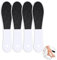 WQEDVN 4-Pack Double-Sided Foot Files for Hard Skin, Emery Boards for Feet, Foot Rasp Hard Skin Remover, Foot Scrubber, Wet & Dry Use, Cracked Feet