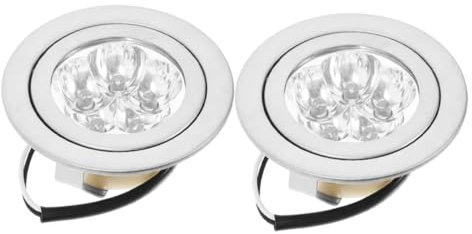 EXHUMKY 2st Dunstabzugshaubenlicht Austausch Der Led-leuchte Der Dunstabzugshaube Led-beleuchtung Für Dunstabzugshaube Led-ersatzlampen Für Herd Led-kochfeld-glühbirnen Abs Silver
