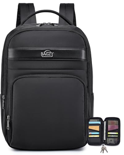 BAGZY Handgepäck Rucksack 40x30x15 British Airways Transavia Wizzair Reiserucksack Handgepäck Flugzeug Damen Laptoprucksack 15.6 Zoll Wasserdicht Carry On Luggage für Eurowings Business Arbeit