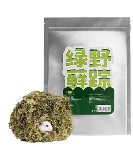 Hamster Moss - Hamstersubstrat, Ökologischer Schaumstoff | Komfortable Naturschaum-Bettwäsche-Hamster, 5 Liter Kleintierschaum, Terrarium, für Töpfe, Terrarien, Reptilientanks