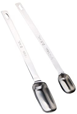 Cabilock Cuchara Medidora De Acero Inoxidable 2unidades Ideal Para Té y Cocina 5 Ml y 15 Ml