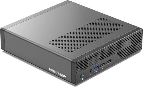 MINIS FORUM MS-01 Mini Workstation Intel Core i9-12900H, 32GB DDR5 1TB SSD Mini PC,2X 10Gbps SFP+/2X 2.5G RJ45/2x USB4/HDIM/1x PCIe4.0x16 Slot/ 3X M.2 2280/22110/U.S. 2 SSD. vPro Enterprise