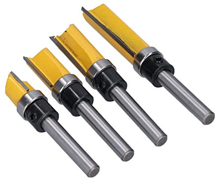 Router -Bits 1/4 Schaft, Flush -Trim -Router -Bit -Oben -Lager -Trag -Trim -Router -Bit 1/2 -Zoll