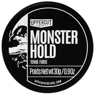 Uppercut Deluxe Monster Hold Pomade Midi for Men Strong Hold, Starke und Schwere Pomade mit Monster-Halt, Pomade auf Wachsbasis für Männer mit Mittlerem Glanz, 30g