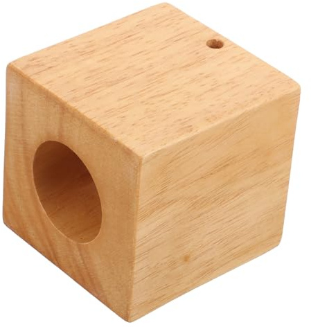 Gadpiparty DIY Wooden Table Lamp Base Small Wooden Base for Desk Lamp Replacement Only