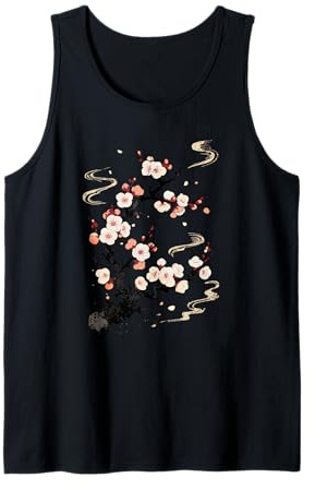 Japanese Apricot Chinese Plum Blossom Tank Top