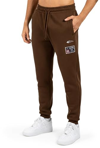 SMILODOX Herren Jogginghose Rayk - Bequeme Hose mit Logo Print, elastischem Bund, Bündchen und Stretch-Material für sportliche und lässige Alltagslooks