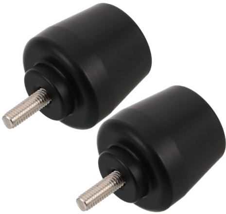 Uthclo Motorrad Lenkerendkappen M6 Lenkergewichte Metall VibrationsdäMpfer 1 Paar Lenkerendgewichte FüR Motorrad Roller Und Dirtbike Schutz Vor Feuchtigkeit