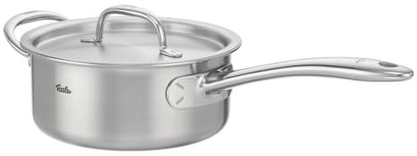 Fissler M5 Pro-Ply® Stielkasserolle 20 cm mit Metalldeckel – Made in Germany, 5-lagiges Pro-Ply™ Mehrschichtmaterial, rivet-free®, Edelstahl 18/10, Induktion