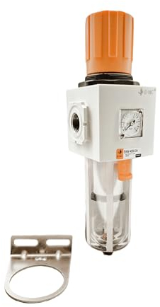 Fittingstore - Filterregler, Eco-Line Druckminderer Wasserabscheider Druckregler Manuell,Halbautomatisch,Automatisch Entwässerung (G 3/8 / automatische Entwässerung mit Schwimmer)