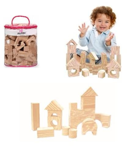BSM Edushape Edu Blocks Imitation Bois 80 pcs 12M - Ed 716071