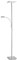 Stehleuchte stahl 1xLED 22W 1x4W3000K LEUCHTEN DIREKT 11710-55