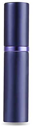 AsaNana Pulverizador de perfume rellenable, tecnología de llenado sin embudo, vaporizador vacío para viajes o bolso de mano, 5 ml (púrpura)