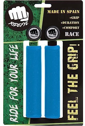 Ridefyl Bike Handlebar Grips Unisex-Erwachsene, TÜRKIS, Einheitsgröße