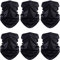 AmyGline 6 Stück Multifunktionstuch Herren/Damen Halstuch Schlauchtuch atmungsaktiv Weich Schlauchschal Bandana Gesichtsmaske für Sport Motorrad Radfahren Laufen Mundschutz Gesichtsschutz