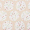Lochner Gardinenstoff Dekostoff Blümchen Kreise Pastell apricot 1,65m