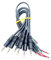 6 Unids 2.5mm Macho Enchufe a Cable Desnudo Extremo Abierto TRRS 4 Polos Estéreo Conector para Reparación de Auriculares