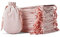 Soul Projekt Rounded Velvet Bags Rose Pink 13x20cm x25 Velvet Small Gift Bags, Jewellery Pouches, Drawstring Bag for Wedding Party Favours, Diwali Mini Bags, Velvet Pouch All Occasions