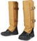 LUCKY CLOVER Schlangengamaschen, wasserdichter Schlangenschutz, Schlangensichere Gamaschen für Männer und Frauen, verstellbare Größe Schlangen-Chaps für Jagd Wandern und Bauernhofarbeiten (Khaki)