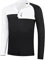 Black Crevice Herren Zipper Funktionsshirt, weiß/schwarz, XL
