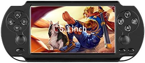AMITVA Handheld Video Game Console, X9-S 8G Built-In 10,000+ Games 5.1 Inch HD Screen, Children